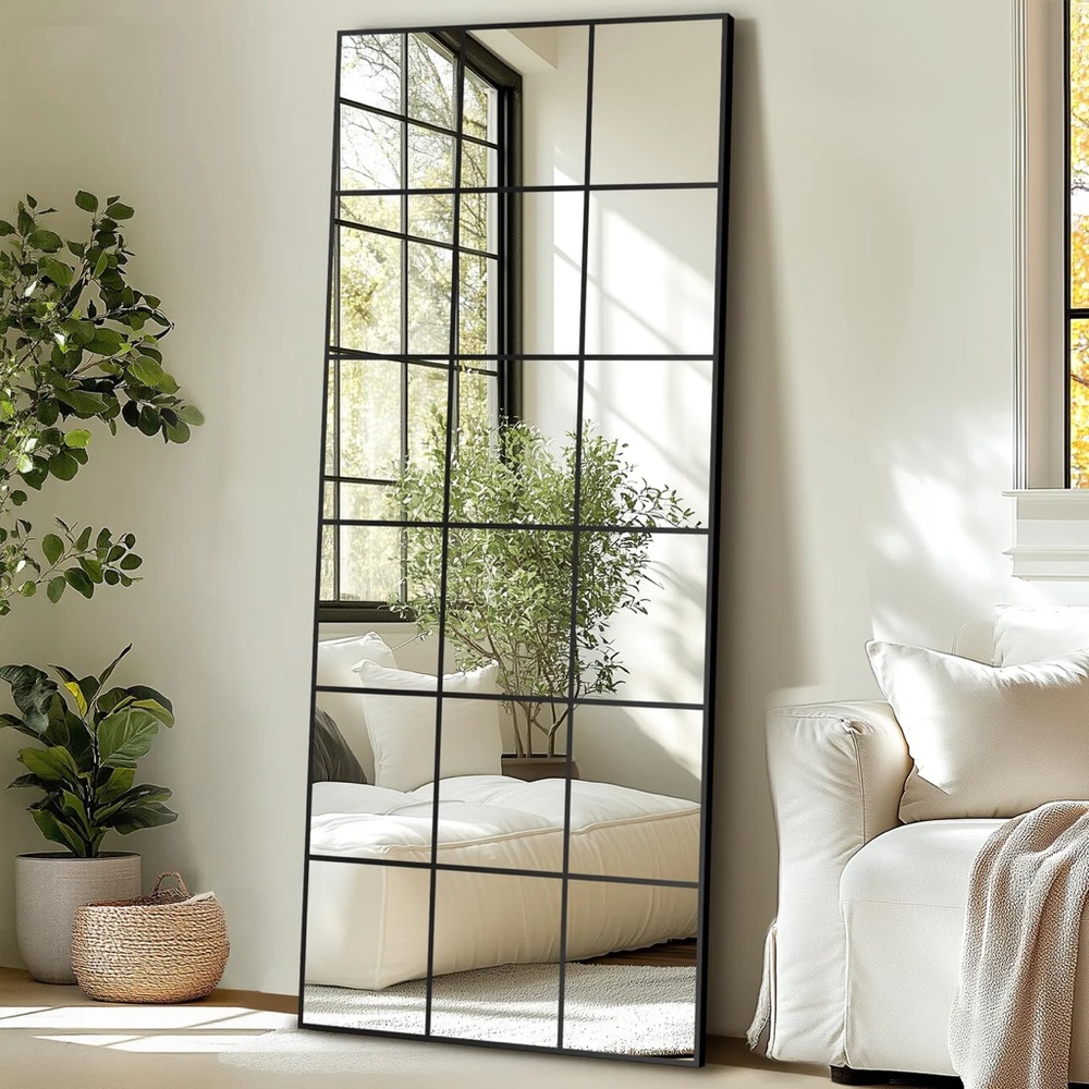 Delma Window Pane Full Length Mirror